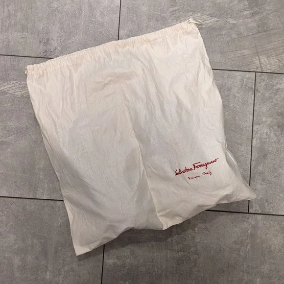 Salvatore Ferragamo Pointed Toe Pump Black Size 7C Bow Embellished Made In Italy - Picture 2 of 12